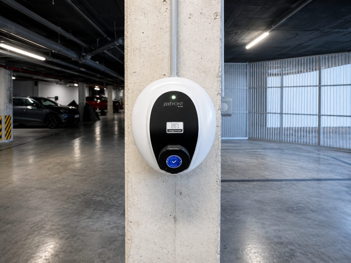 Cargador para vehículo eléctrico instalado por Gamo Solar