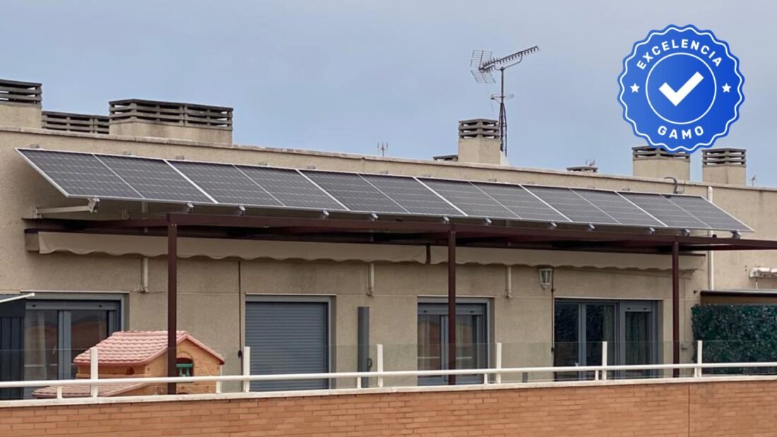 Instalación fotovoltaica de Gamo Solar en Gijón, Asturias